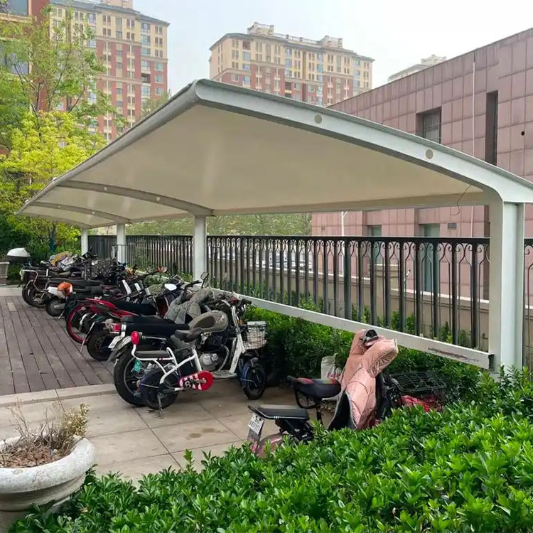 南阳膜结构电动车棚