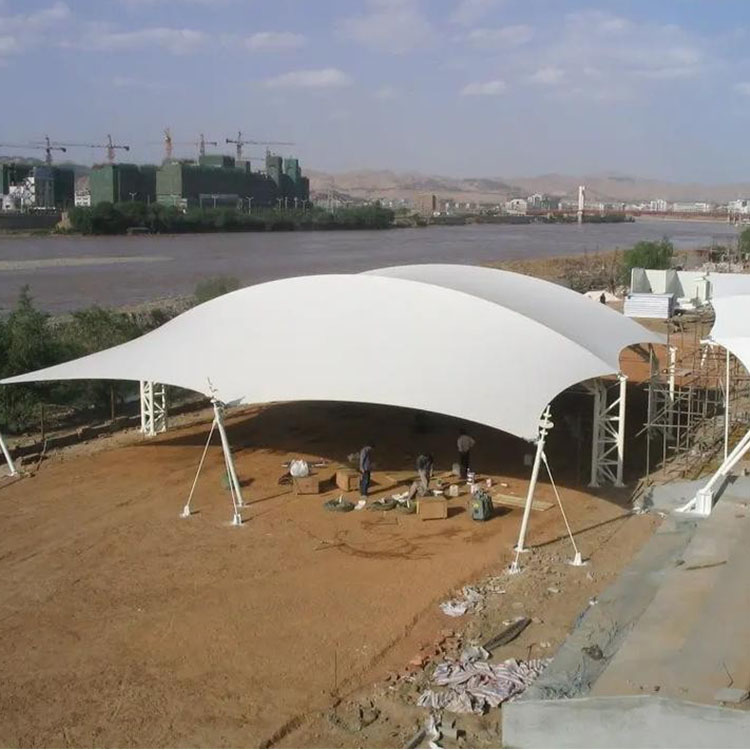 南阳膜结构汽车棚